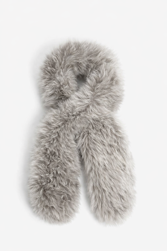 faux-fur scarf