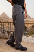 pleated trouser.