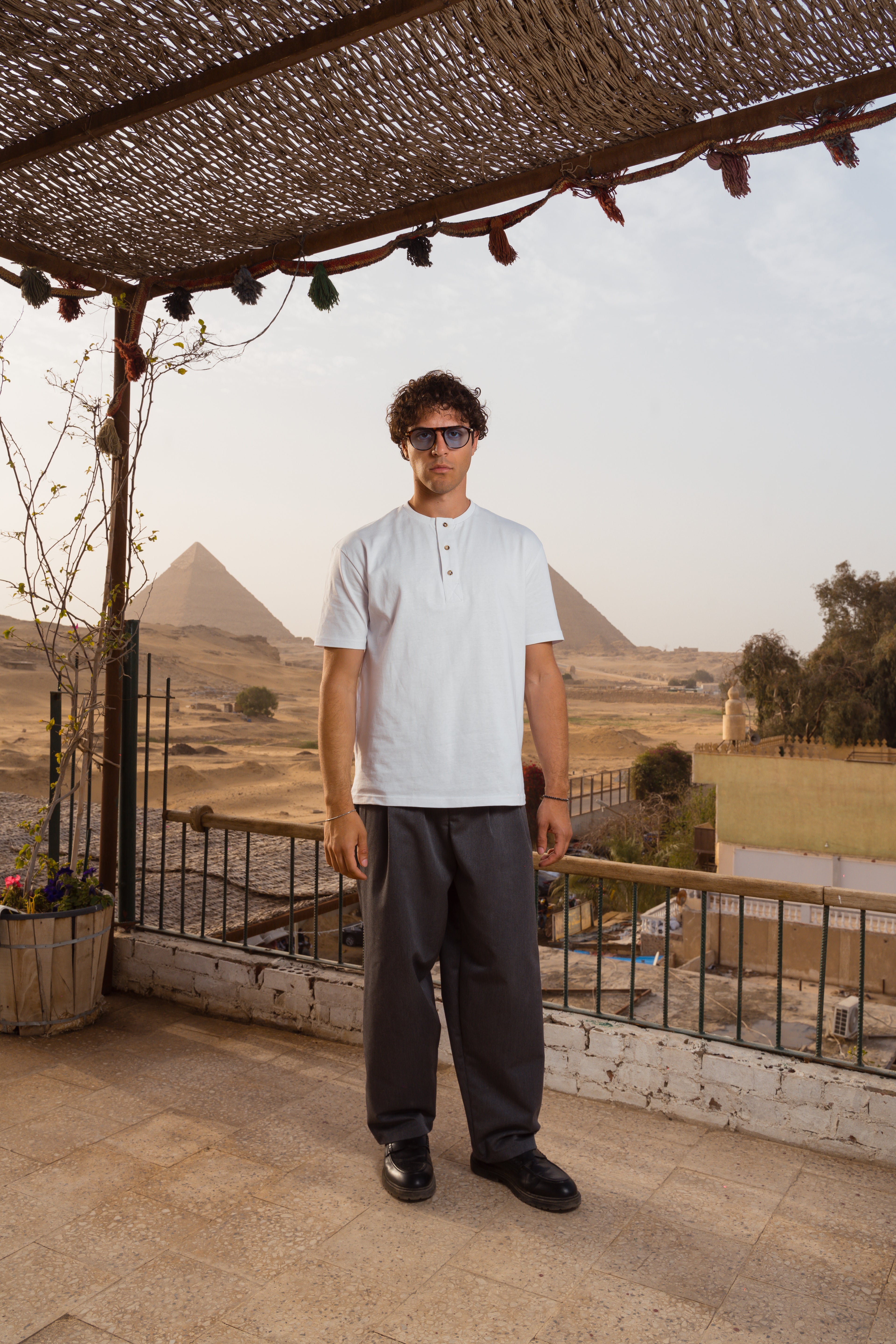 pleated trouser.