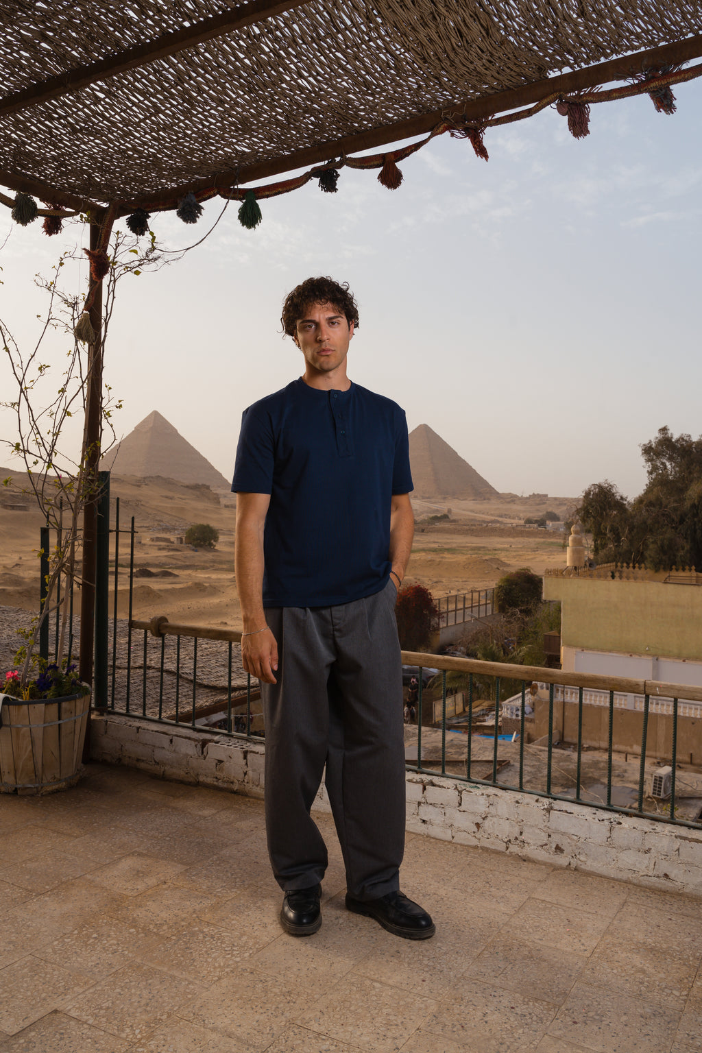 pleated trouser.